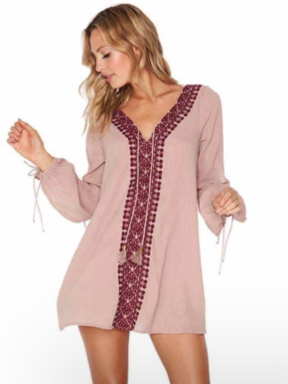 NWT L SPACE GOLD COAST TUNIC DUSTY ROSE SIZE SMALL